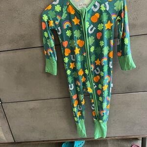 Little Sleepies lucky bamboo zippy 3/6 months